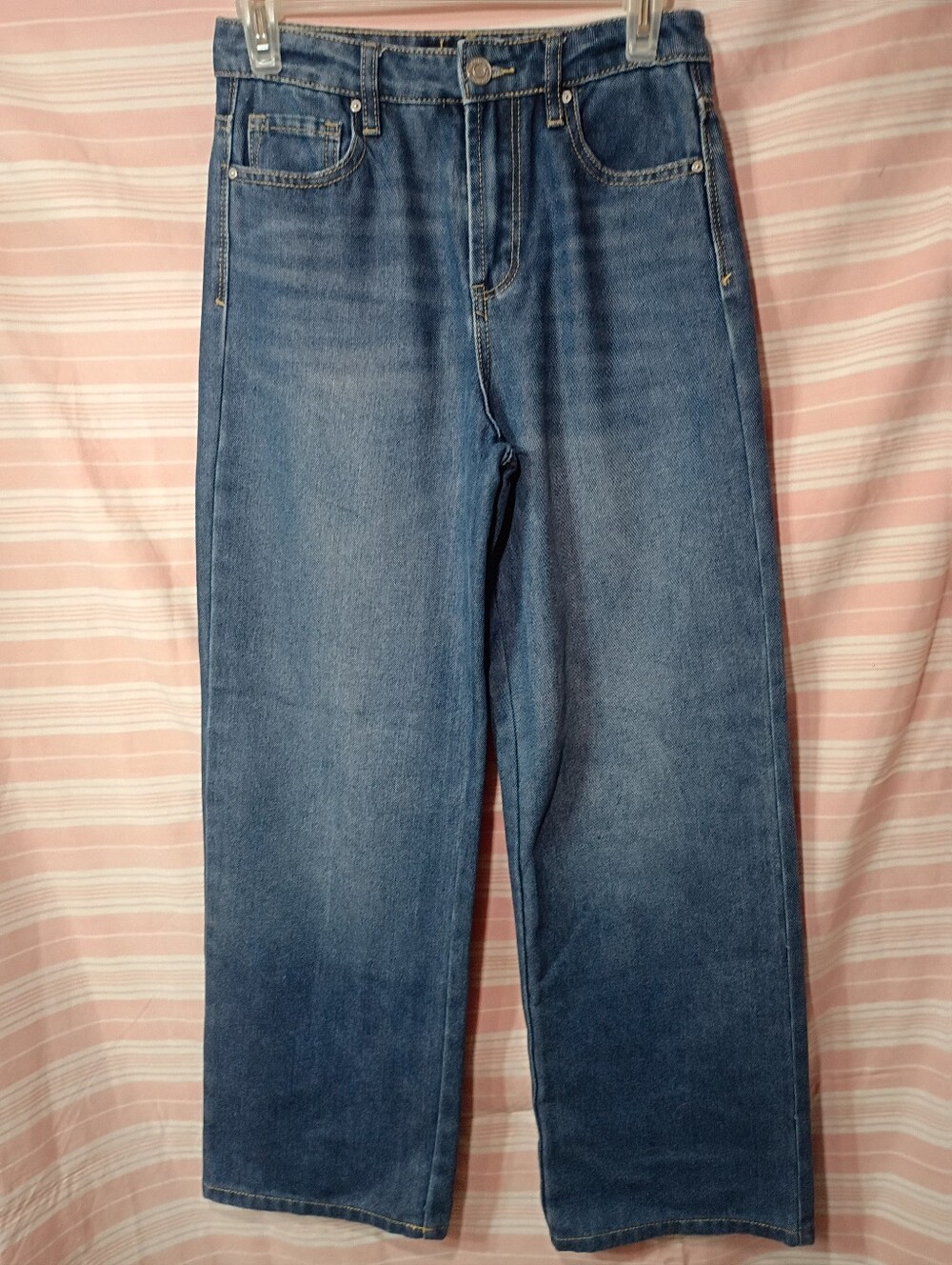 Indigo Rein Men's Straight Jeans in Blue